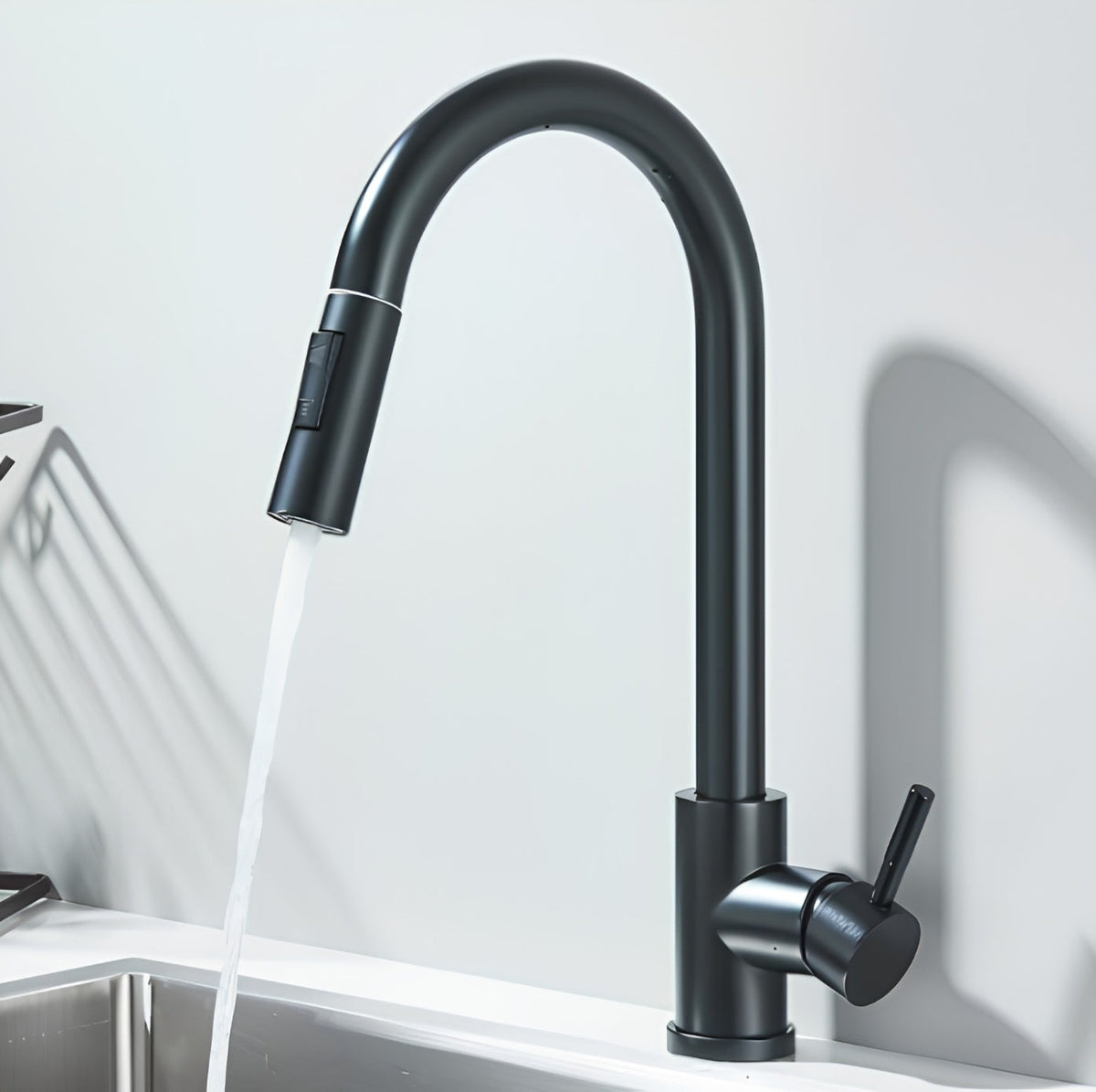 Comment détartrer un robinet de cuisine Flux® avec un jet d'eau régulier