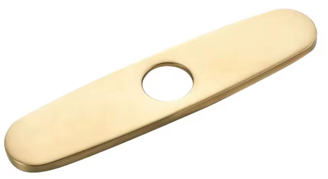 Écrin® Or brossé – installé sur vasque