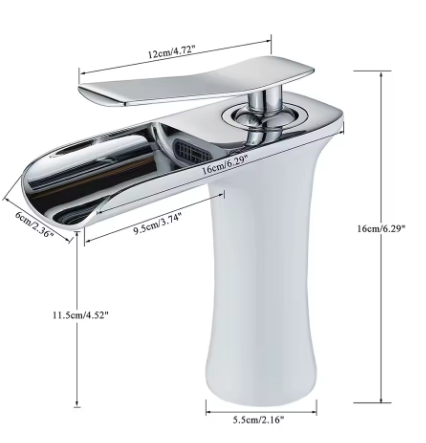 Ondine® – schéma technique avec dimensions