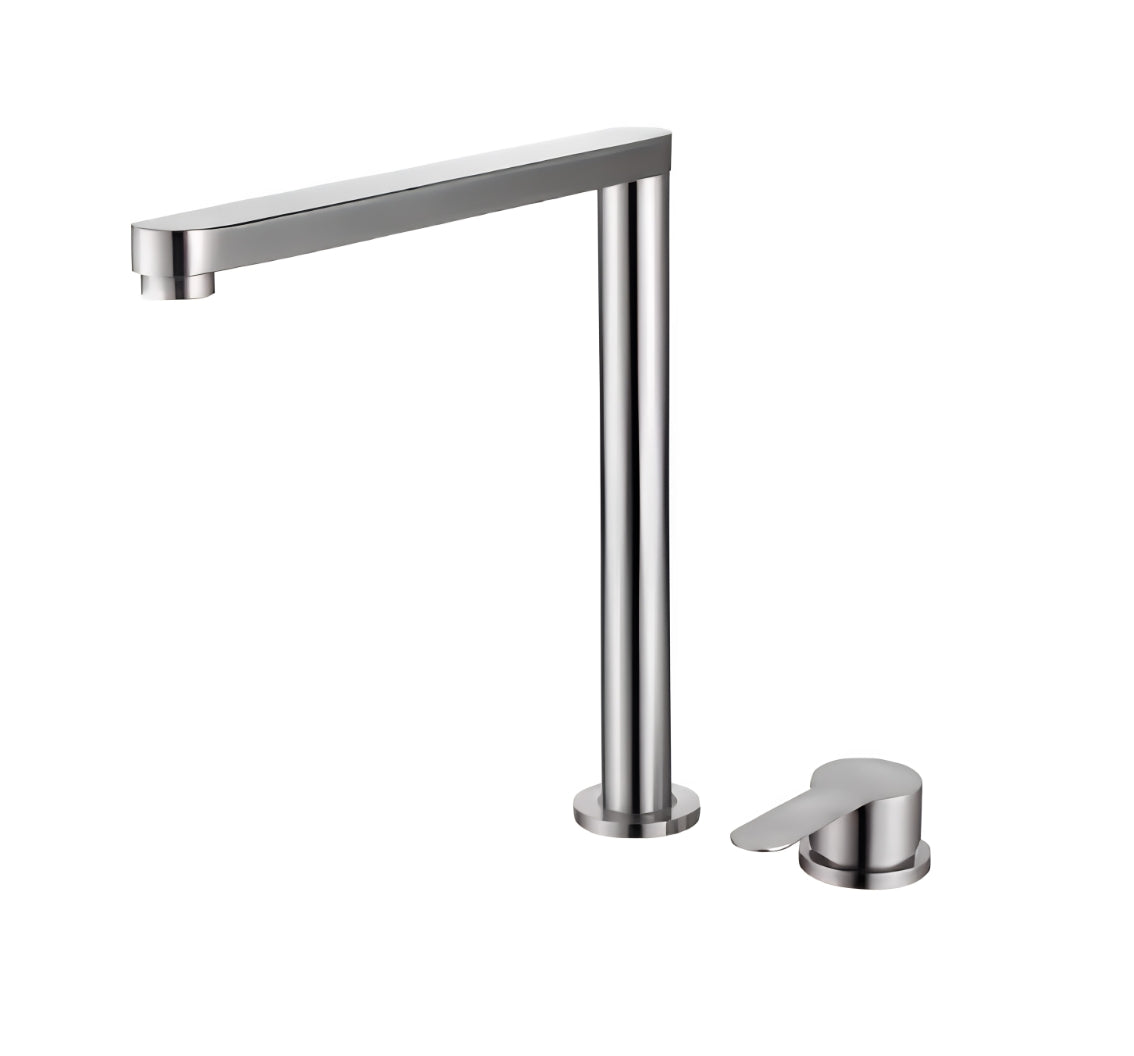Robinet de Cuisine Pliant à Levage Caché Double Trou – Angle®