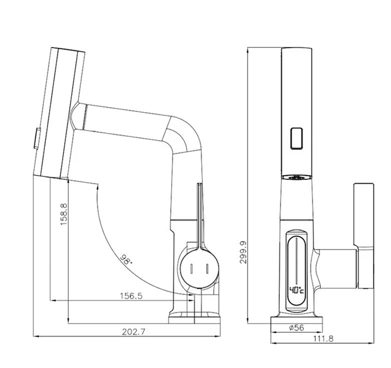 Cascade® – schéma technique avec dimensions