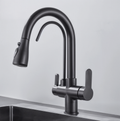 Mitigeur de Cuisine 3 Voies à Douchette Extractible Double Commande – Trio®