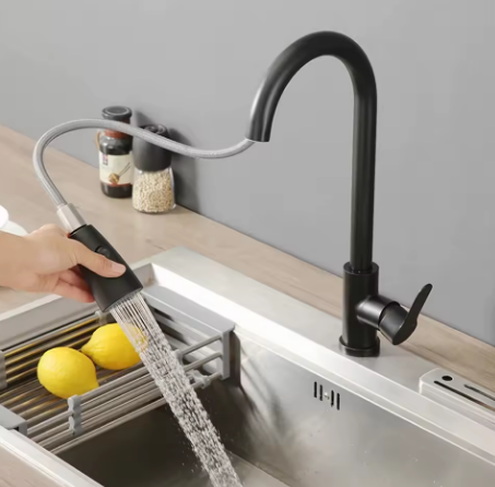 Élan® Noir – vue avec flexible d'alimentation