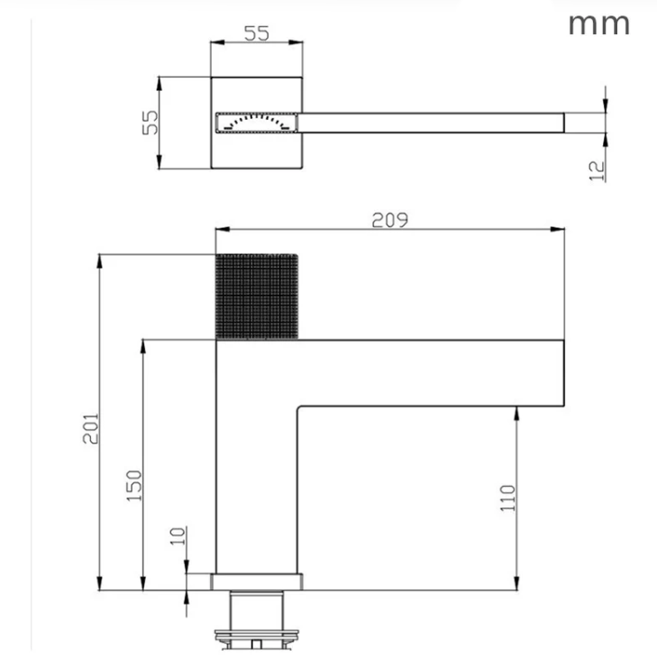 Monolithe® – schéma technique avec dimensions