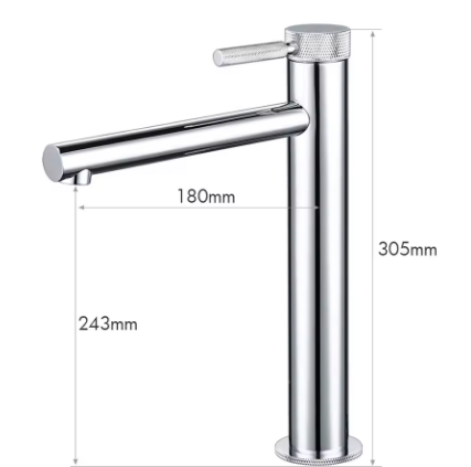 Grain® Chrome 305 mm – détail de la tête / du bec