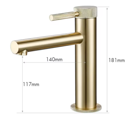 Grain® Or brossé 180 mm – détail de la tête / du bec