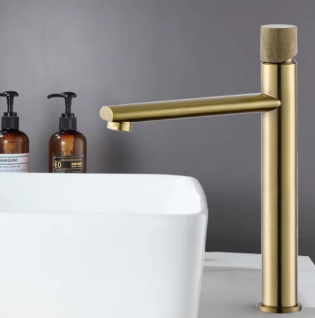 Fût® Or brossé grand modèle – détail de la tête / du bec